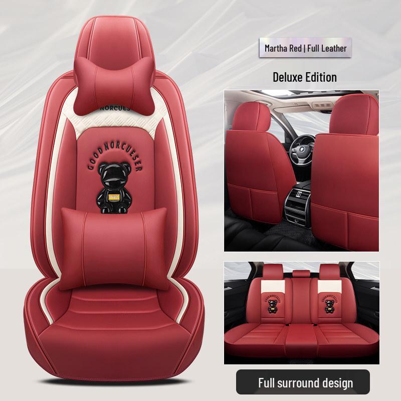 Ouzhi Goddess Cartoon Car Seat Cushion Cover - Universal Fit for All Seasons
