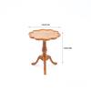 1:12 Scale Dollhouse Miniature Retro Round Table Furniture Model Creative Decor for Kids Dollhouse Play Toy