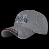 Zhen Yueqi Washed Big M Embroidery Baseball Cap