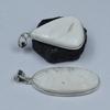 Oval-Pear Cut 100 Ct Scolecite Pendant Healing Stone 925 Silver Gemstone Pair AR-1767-S