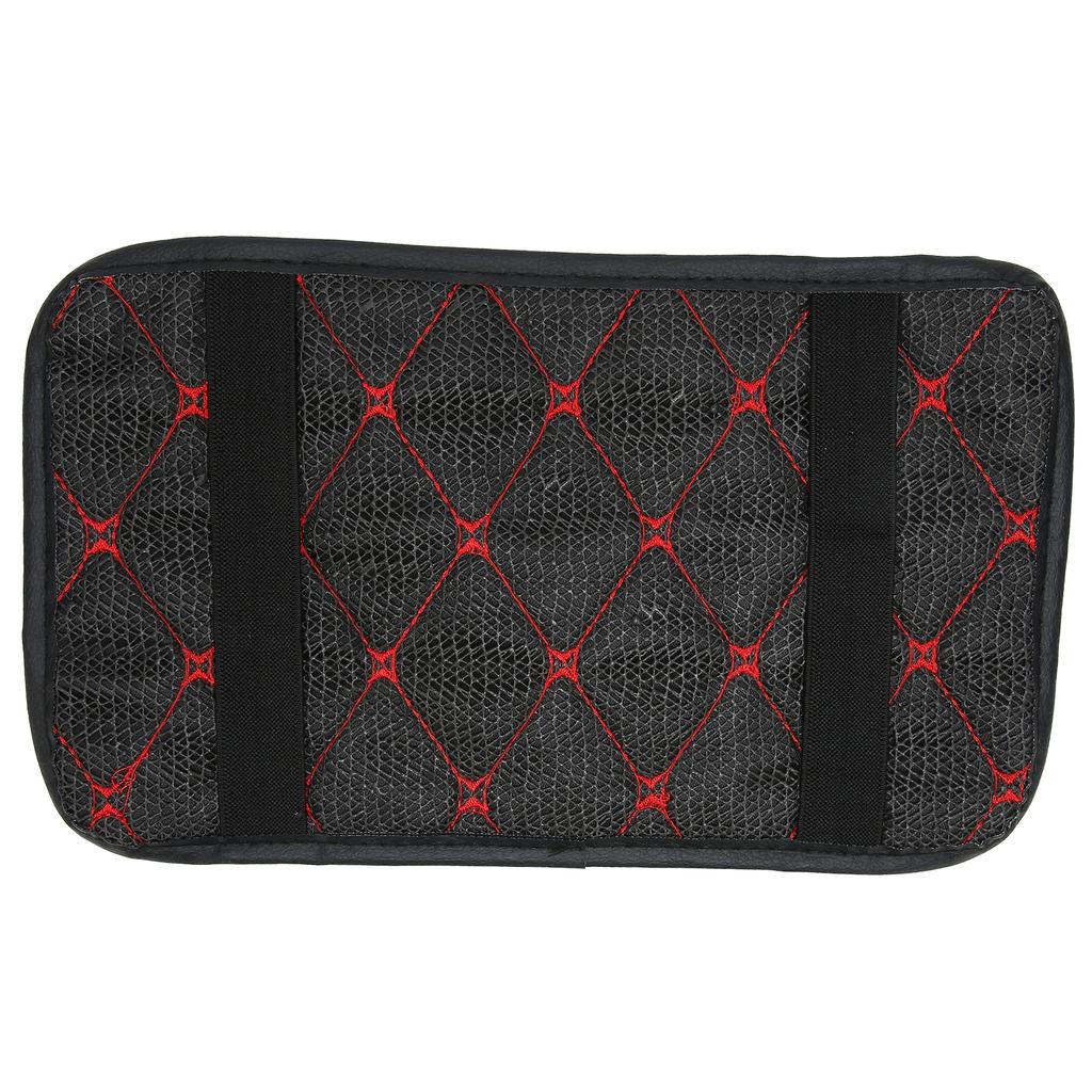 Armrest Box Mat Waterproof Dustproof PU Lther Mat Storage Box Cover Pad for Car Use