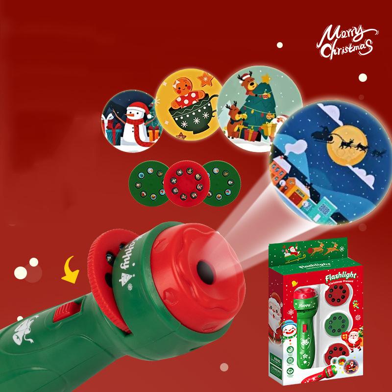 Flashlight Projector Torch Lamp Toy Cute Cartoon Creativity Toy Torch Lamp Flashlight Projector Toy Baby Sleeping Story Book