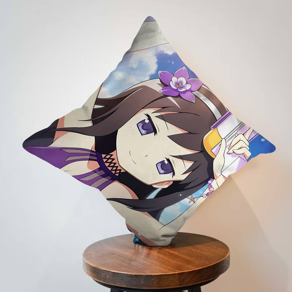 Cartoon Figure Akemi Homura Cushion Cover Decorative Pillow Sofa Home Decor case pillow cases