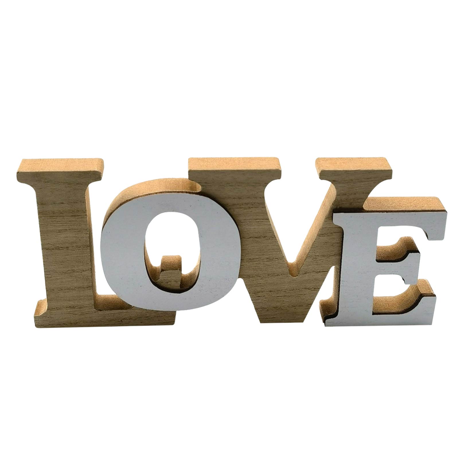 

Wood Decorative Love Signs Retro Wedding Desktop Cutout Table Ornaments Sweet Gift For Valentine Thanksgiving Handicraft