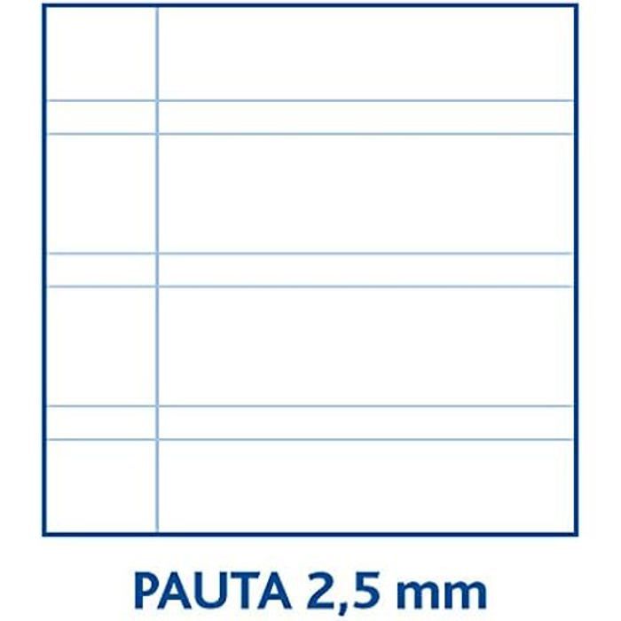 Spiral Notebooks - UNIPAPEL - Papyrus 01-Uniclasic - Pack of 10 - 80 Sheets - 90 G