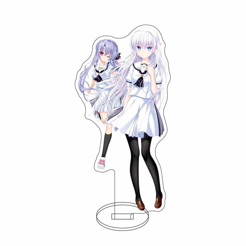 Summer Pockets Japanese Anime Peripherals Naruse Shiroha/Sorakado Ao Acrylic Stand Collectible Table Ornaments Creative Gifts