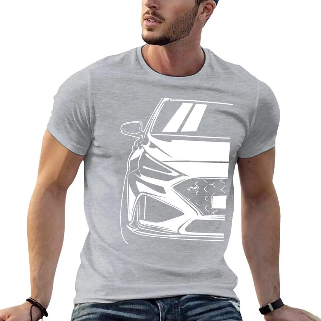 Car Illustration of a i30N i30 T-shirt anime clothes summer tops kawaii clothes clothes