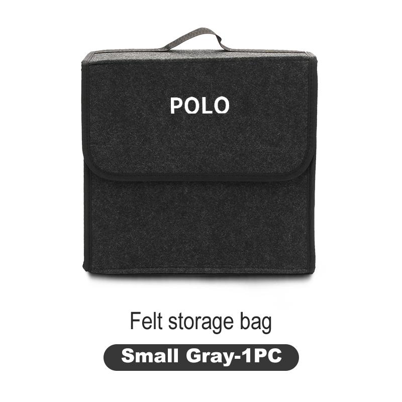 PIG1 Car Trunk Felt Storage Box Folding Organizer Auto Interior Accessories For Volkswagen VW Jetta Golf Beetle CC EOS GTI MK2 MK4