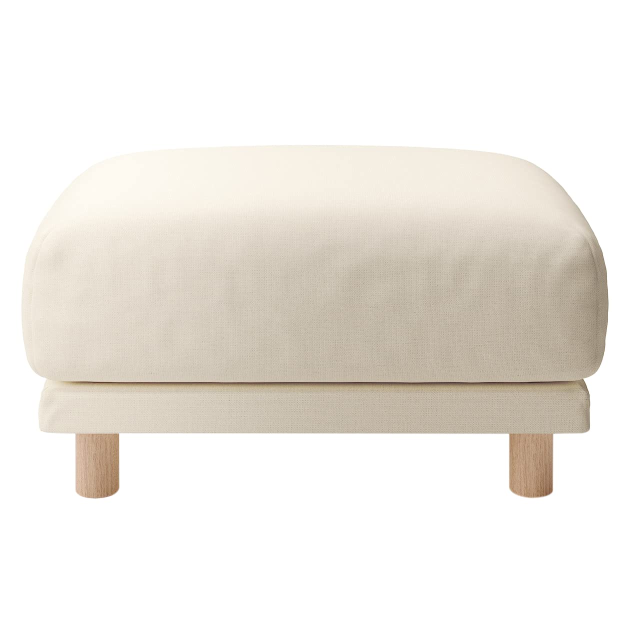 

MUJI Natural Cotton-Linen Basketweave Sofa Cover for Ottoman and Pocket Coil Sofas (82585032)