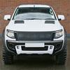 2PCS Side Air Vent Bonnet Hood Cover Trim For Ford Ranger 2012-2022 ABS Plastic