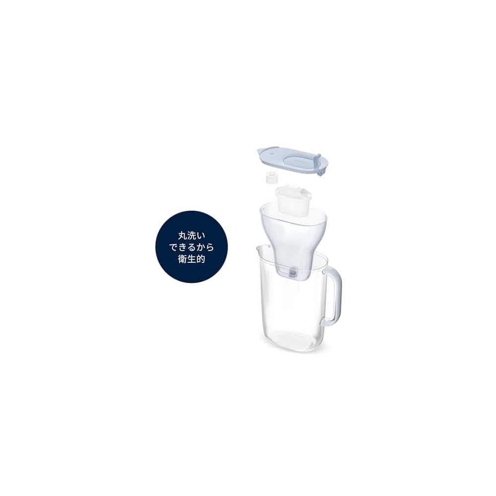 Brita Water Filter, Pitcher Type, PFOS/PFOA Removal Tested, Filtered Water Capacity 175L, Total