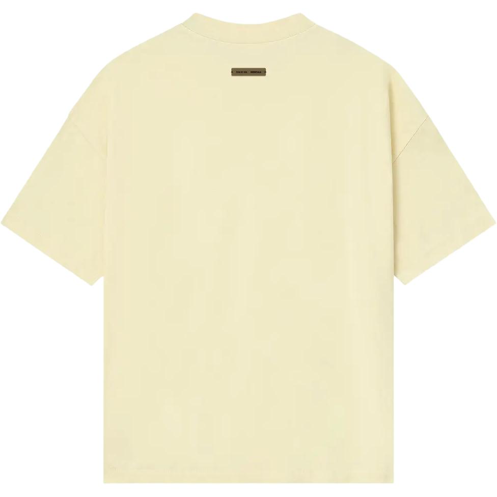 Fear of God Essentials T-shirt Anni '90 Giallo Giardino Top da Uomo 125SP254478F