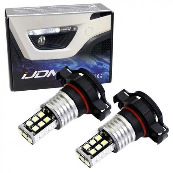 Xenon White 15-SMD 5202 2504 LED Bulbs For DRL Driving or Fog Lights Chevy