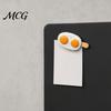 Refrigerator Decor Magnet Simulated Egg Magnet, Resin 3D Decorative Fridge Cartoon Memo Notes Photo Holder for Home Kitchen Office