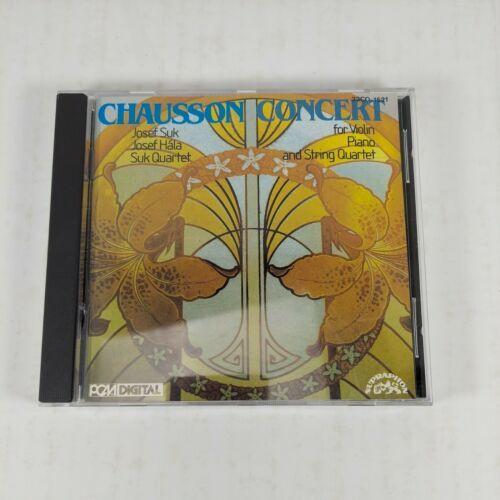 CD CHAUSSON CHAUSSON - Shawson: Concerto for Piano, Violin 33CO1521 Supraphon 1985 Japan Classical Used