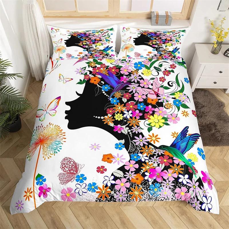 Comforter Ballet Ballerina Rose Flower Bedding Set Cute Little Dancers Comforter Twin King For Girl Gymnastics Lover