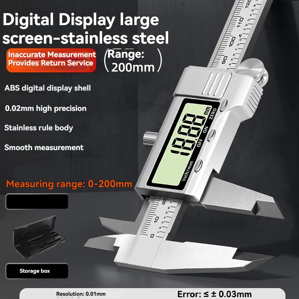 Electronic Vernier Caliper 0-150/200/300mm Digital Vernier Calipers Micrometer Steel Vernier Caliper Messschieber Paquimetro