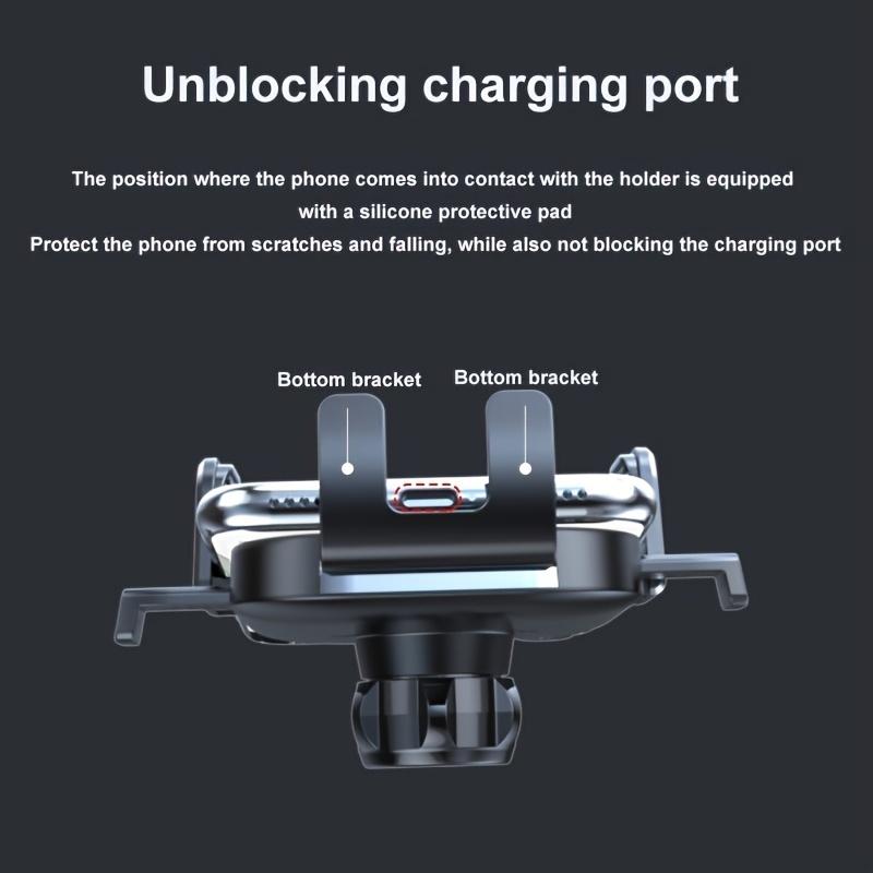 A Multifunctional Car Phone Holder with a Suction Cup That Can Rotate 360 Degrees for Navigation.