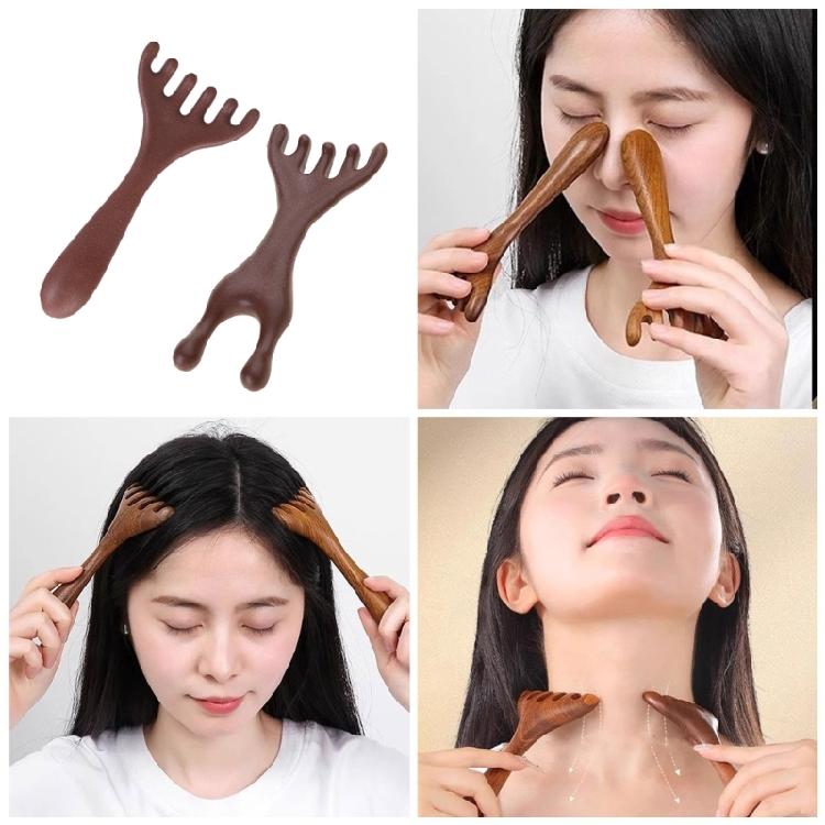 Head Massager Manual Scalp Massager Gua Sha Tools Five Claws Scalp Massage Comb,Portable Handheld Gua Sha Tools Gifts