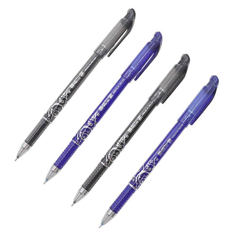 28 ks/sada vymazatelných per Set Omyvatelná rukojeť Modrý černý inkoust Psací gelová pera pro školní kancelář Psací potřeby Náhradní ke zkoušce