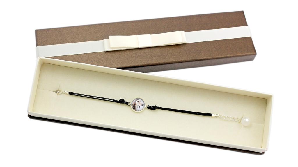 Saluki, Persian Greyhound, Arabian hound, Gazelle hound – Bracelet in a box with your photo, feminine jewelry | Art-Dog