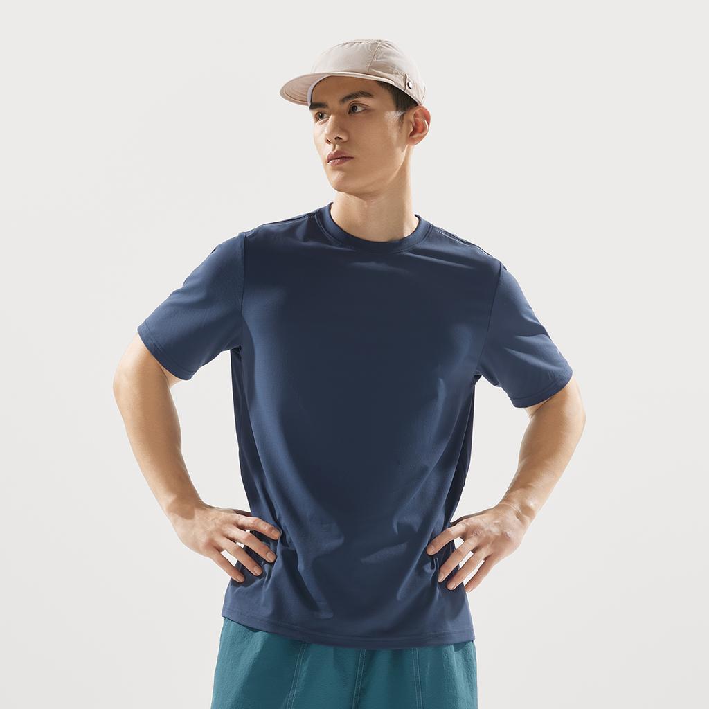 Li Ning Fitness Series T Shirt Men's Twilight Indigo ATSV509-12
