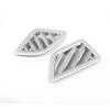 Silver ABS Car Dashboard Air Vent Outlet Panel Trim For BMW 5 Series F10 2011-17