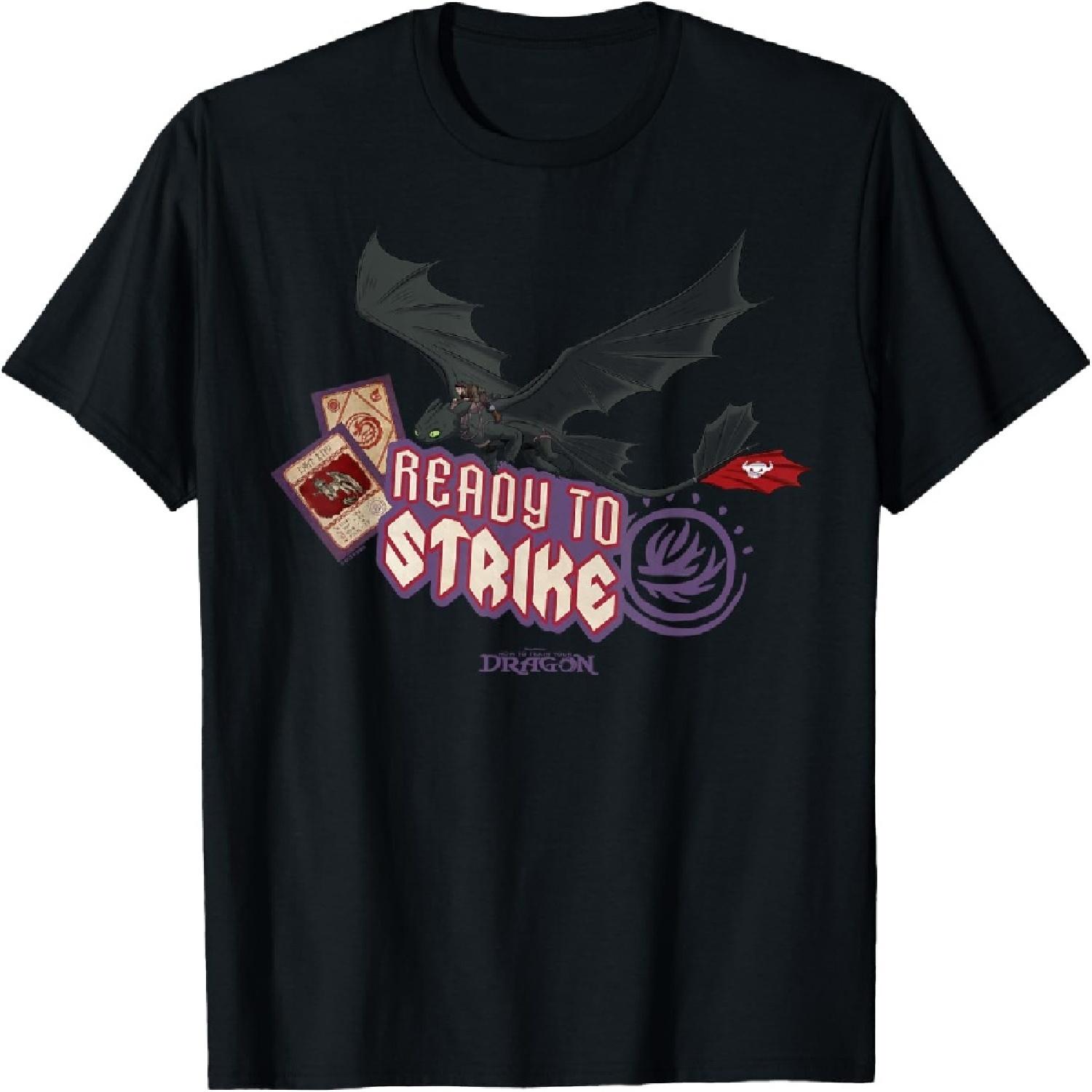 Toothless Ready to Strike T-Shirt XXXXXL разноцветный