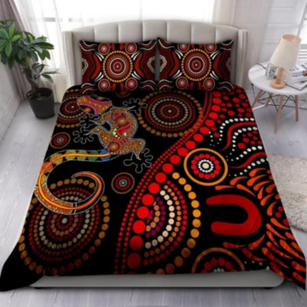 Duvet Cover Set Aboriginal Heal The Country Naidoc 2021 3D Design Bedding Cover Pillowcase