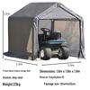 Weatherproof Outdoor Motorcycle & Equipment Storage Shed