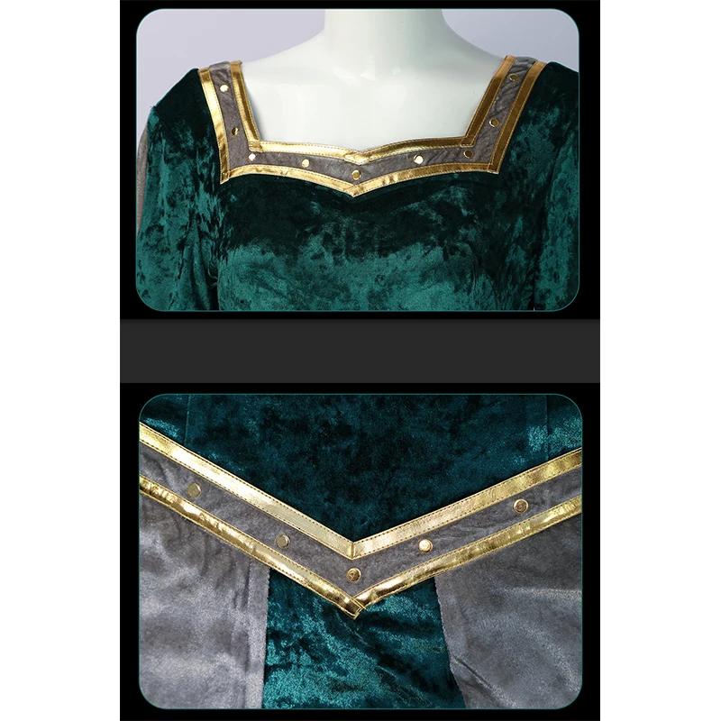 Disfraz Fiona Princess Cosplay Costume Women Dress Halloween Carnival Party Outfits