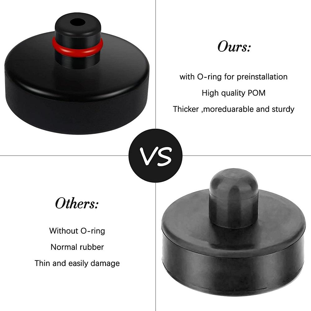 Car Jacks For Tesla Model 3/S/X/Y Car Rubber Lifting Jack Pad Adapter Repair Tool Wear-resistant Support Chassis Tire Repair Kit