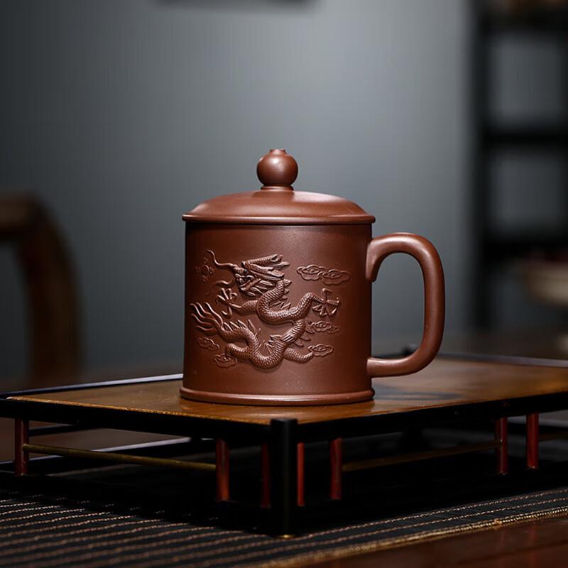 Yunyan Handmade Zisha Lidded Tea Cup
