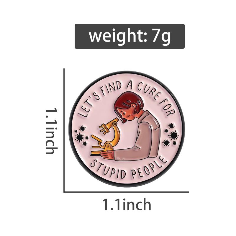 Frauen in der Wissenschaft Emaille-Anstecknadeln Feminismus Broschen Reversabzeichen Experimentelle Studien Schmuck Geschenk für Studenten Freunde