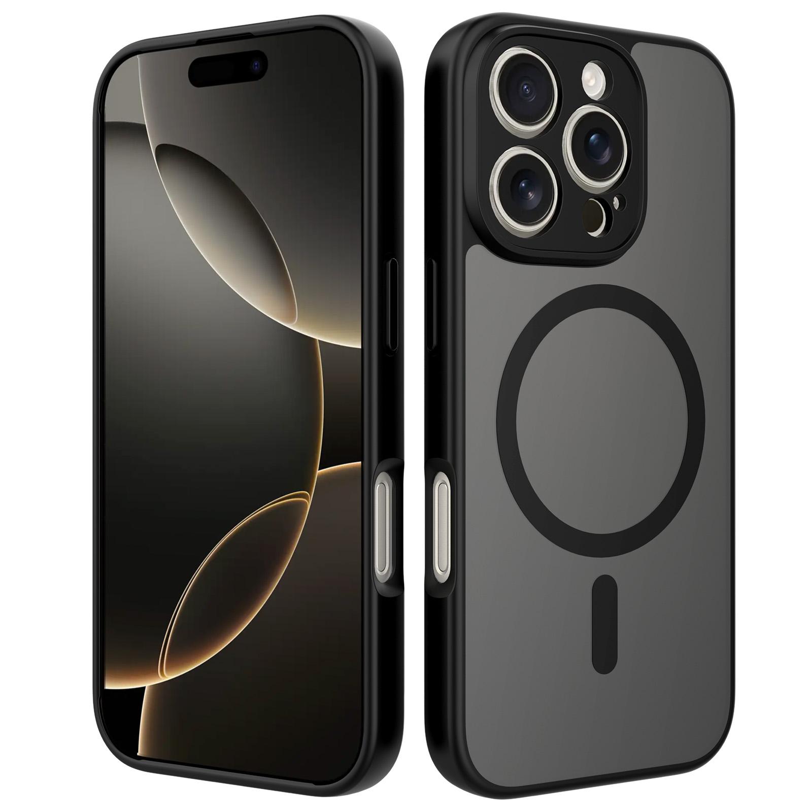 

Camera Lens Protector Matte Phone Case for Magsafe Iphone 17 Pro Max Air 16 Plus 15 14 13 12 11 Mag Safe Protective Shockproof Magnetic Phone Cover iphone 17 pro max чёрный