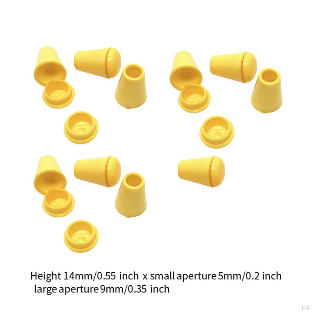 10 Pack of Bell End Stoppers with Toggle Clips for Cord Ends And DIY Projects