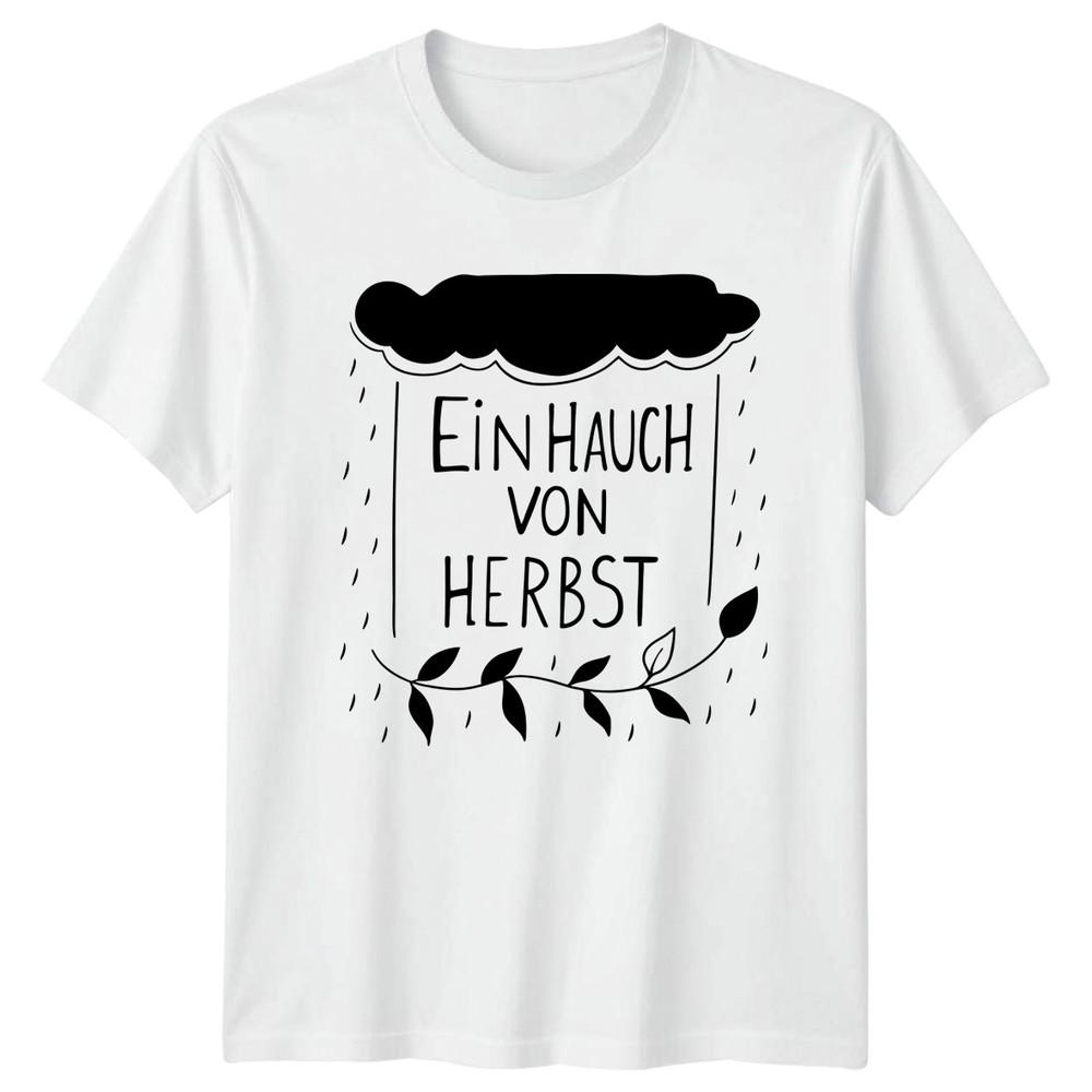 Ein Hauch Von Herbst TShirt Autumn Leaves Botany Birthday Gift For Him And Her S