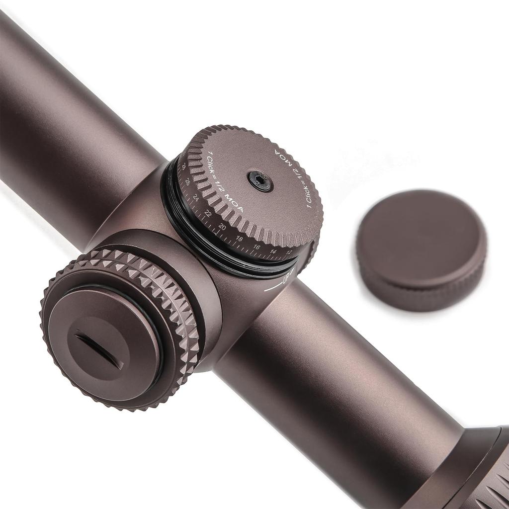 VO Type Rifle Scope Variable Magnification Rifle Scope Airsoft Scope 20mm High Mount Ring Included T-EAGLE 1.2-6x24