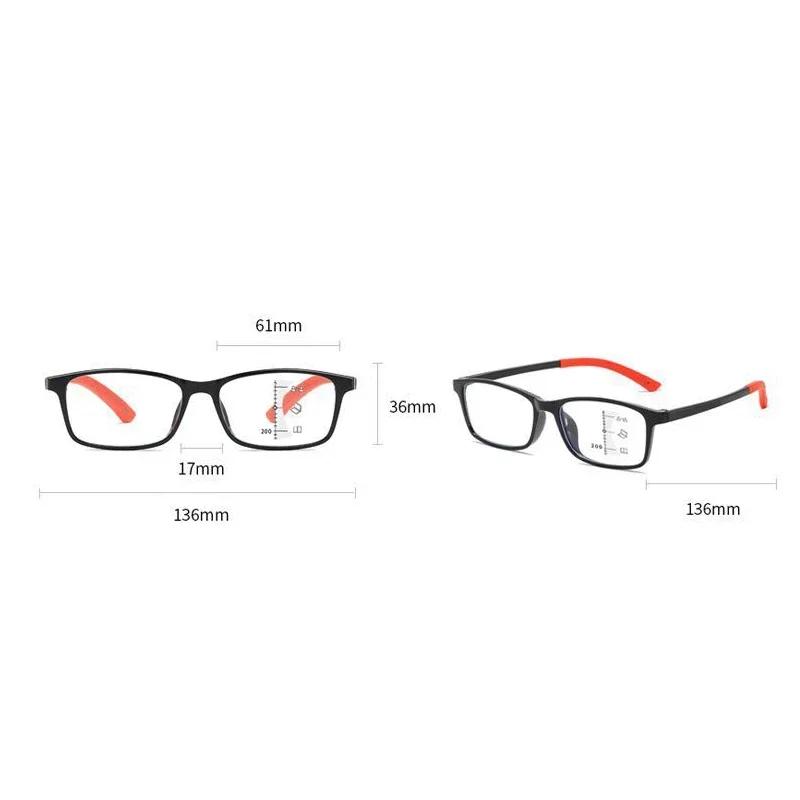 Unisex Fashion Ultra-Light Photochromic Presbyopia Glasses Anti-Blue Light Reading Glasses Outdoor Sports Sun Glasses