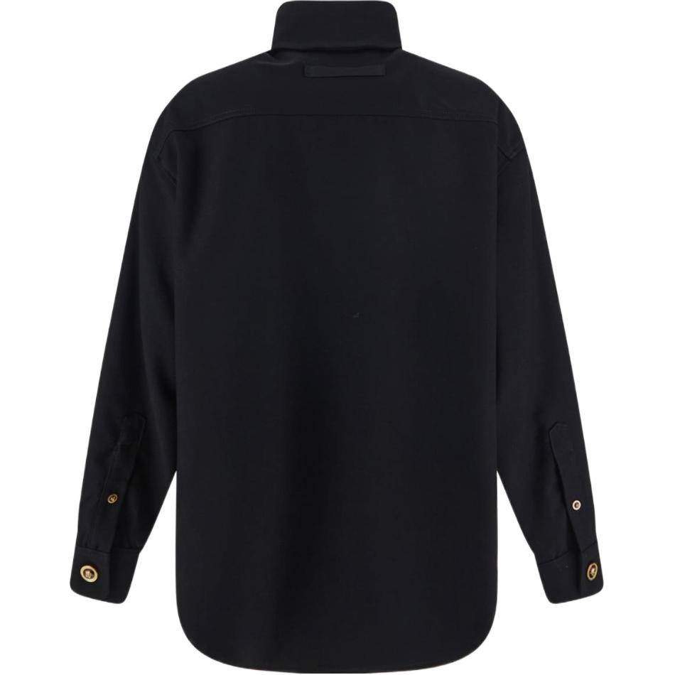 Versace Gabardine wool shirt jacket 1004062-1A01703-1B000