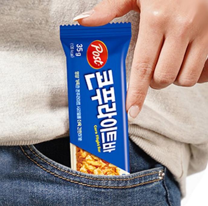 Post Corn Flight Bar 8pcs 280g – Crunchy Korean Cereal Snack Bar