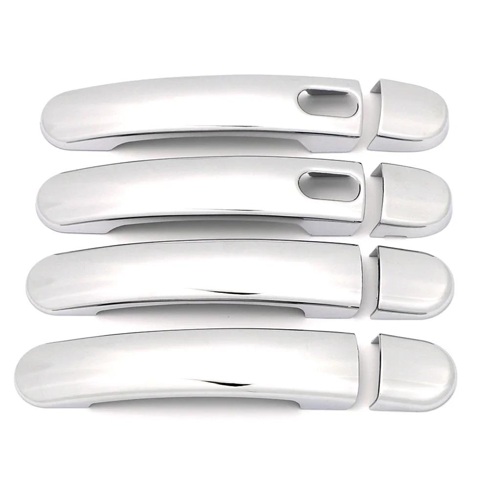 Para Volkswagen VW Tiguan MK1 2007-2016 Exterior Lateral Maçaneta Da Porta Tampa Moldagem Cromada Porta Tigela Guarnição Moldura Moldura 2008 2009 2010