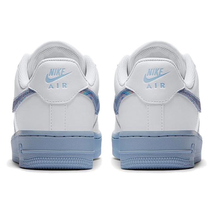 Nike Womens Air Force 1 Low 'Hydrogen Blue' (women's sizes) White / Hydrogen Blue / Laser Blue Skateboard Shoes CZ0377 100