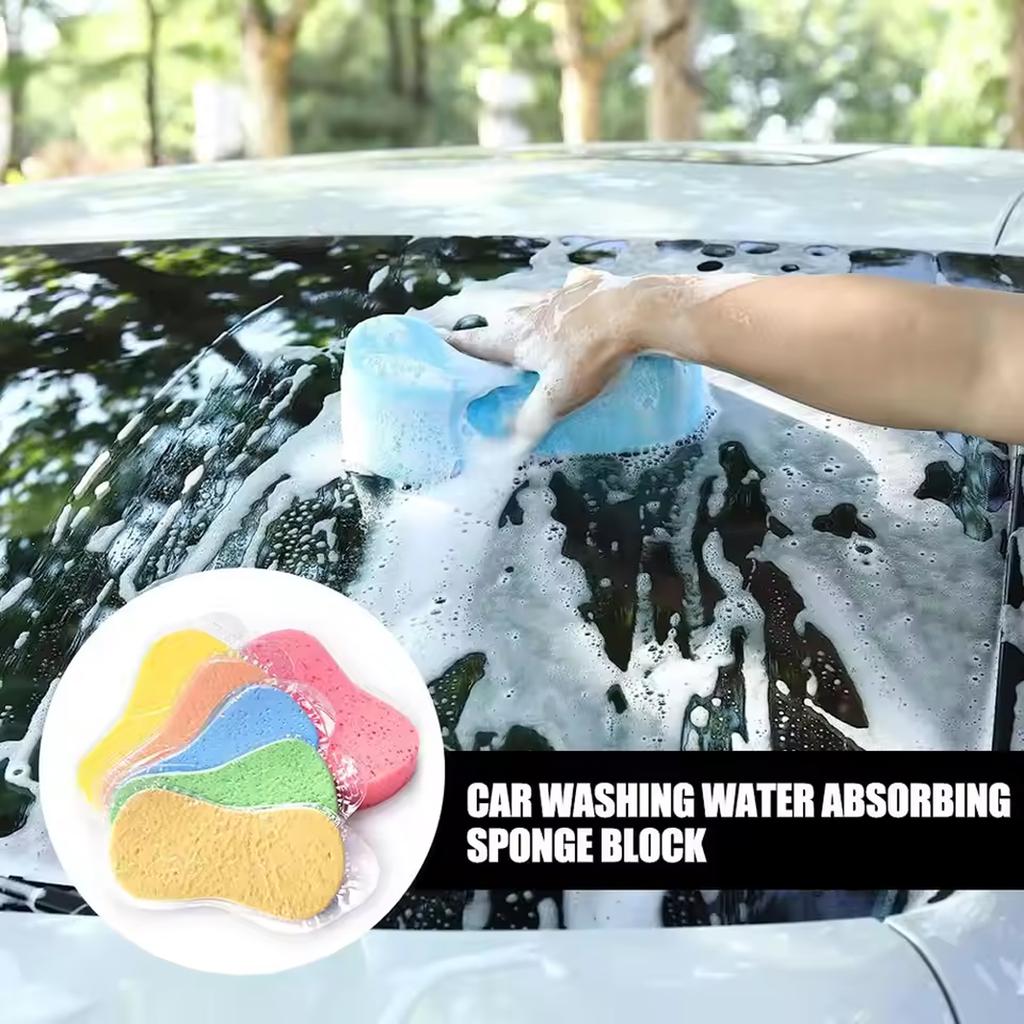 1pc-Car Wash Sponge Absorbent Sponge Block Special Large Car Powerful Tool Cotton Car Artifact Extra-large Decontamination