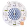 Marimo Craft MIFFY X Choju Giga Wall X Clock, White, W24.5 H24.8cm DBC-174