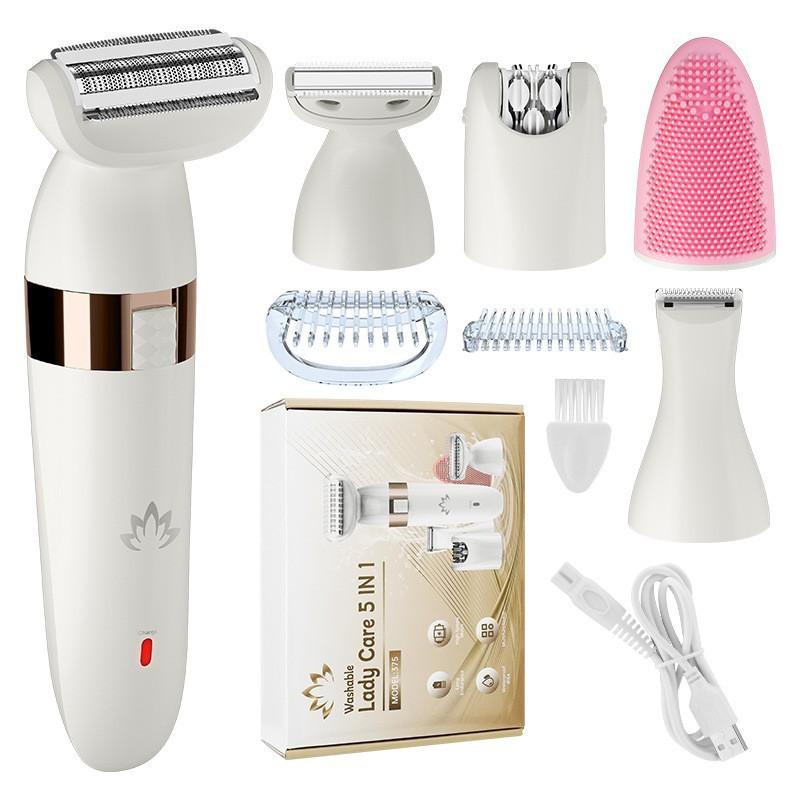 New Hair Clipper Ladies Shaving 7 in 1 Multifunctional Hair Removal Instrument Body Hair Removal Eyebrow Knife Private Shaving Knife