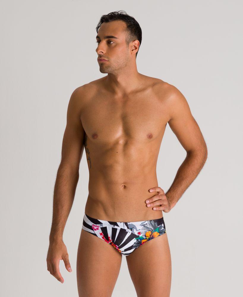 Arena Stroje Pływackie Men's One Akina Brief Multi Black 002922/105 D2