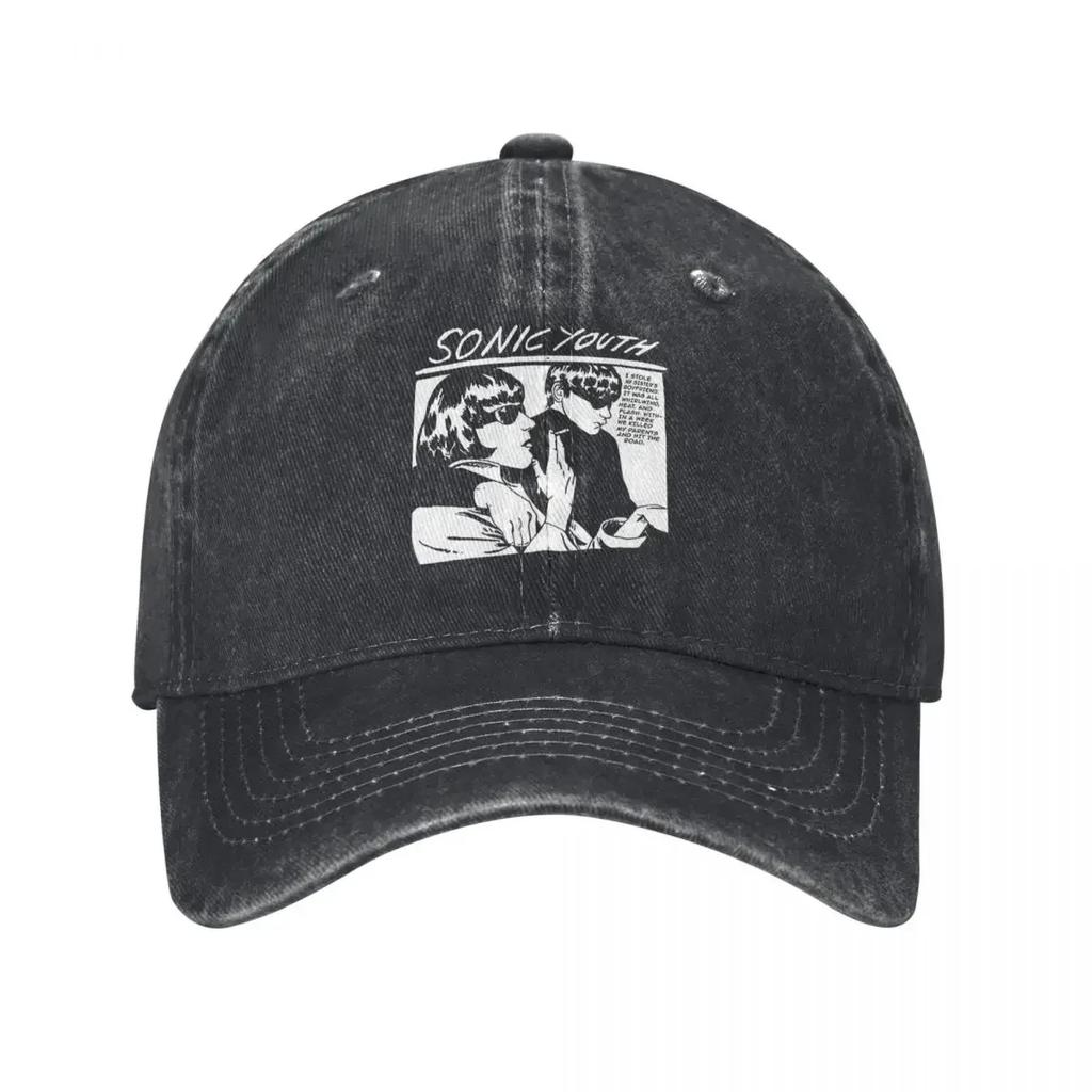 Couple Unisex Baseball Cap Sonic Youth Rock Band Punk Distressed Washed Hats Cap Classic Outdoor Summer Snapback Cap