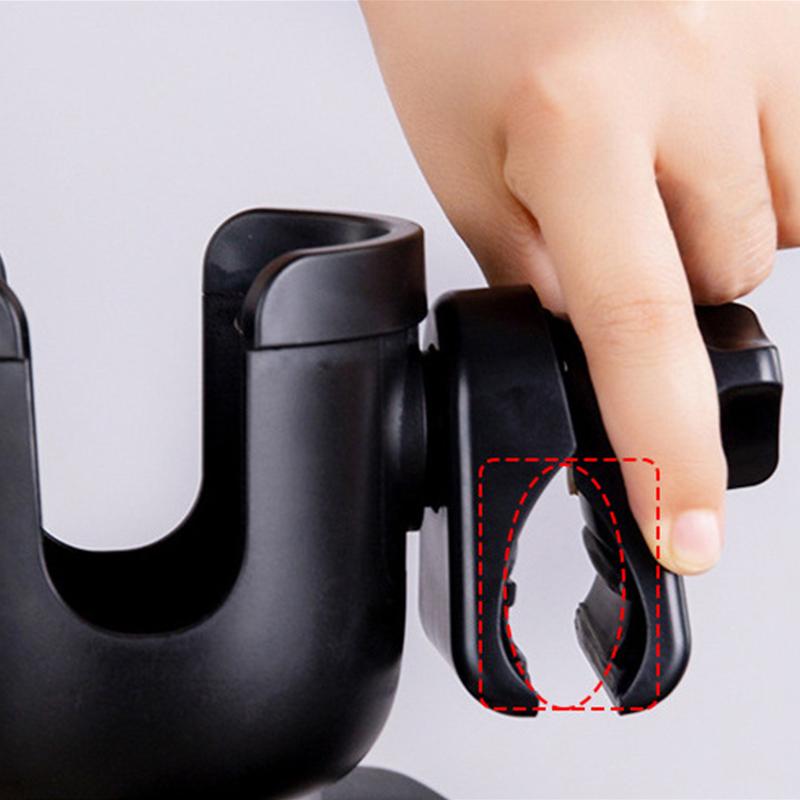 Pram Cup Holders Children's Stroller Bottle Holders Pram Bottle Holders Anti-Slip Design Pram Accessories Mobile Phone Holders