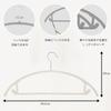 ATOKA Prevents Clothes from Losing Tie High Load Resistant to Breakage and Deformation of Non-Slip Hangers, Shape, Non-Slip Hangers, Velvet,